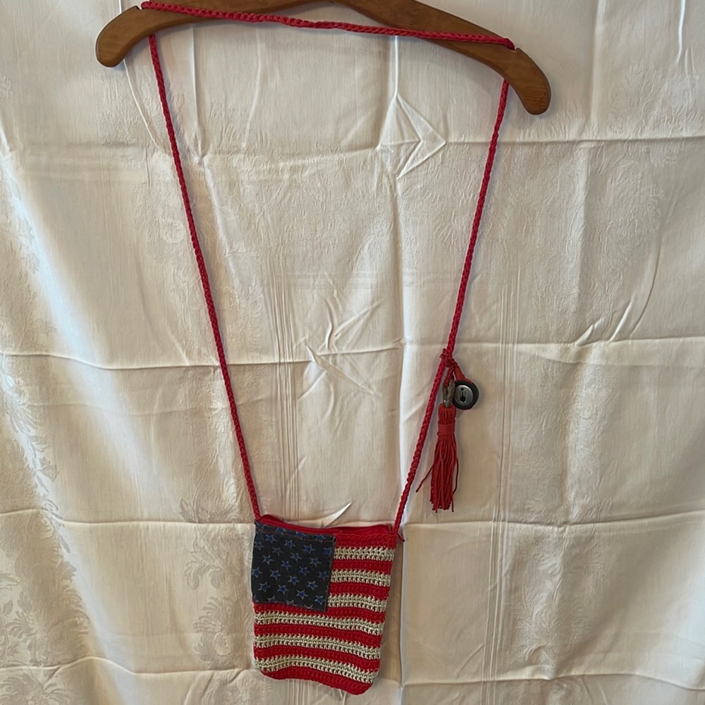 American flag bag